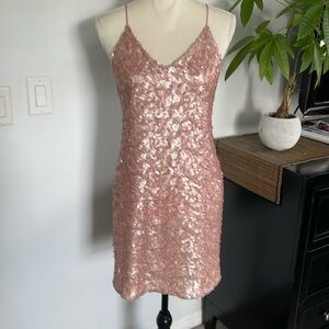 Pink party dress